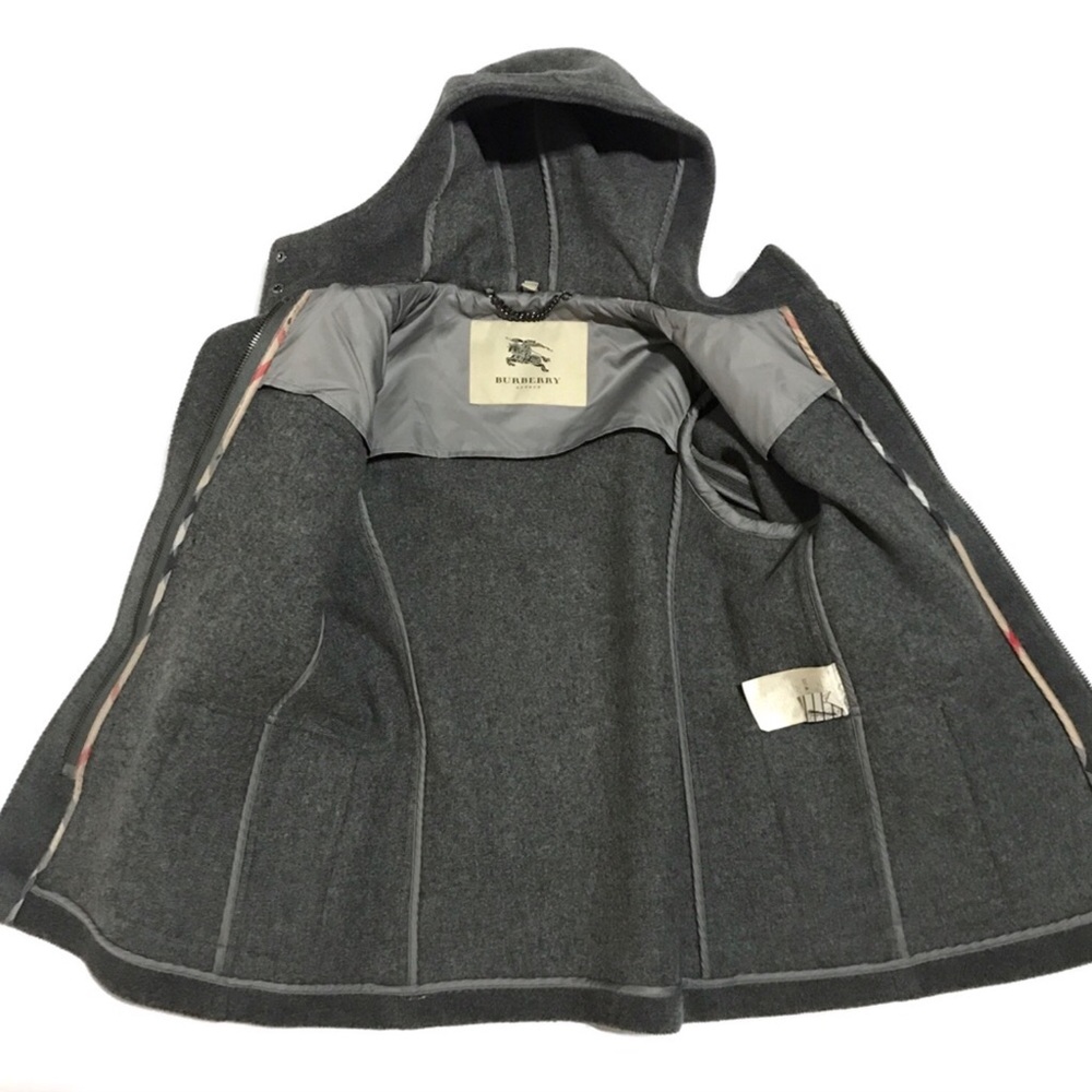 Burberry Wool Toggle Coat Perfect Condition - image 2